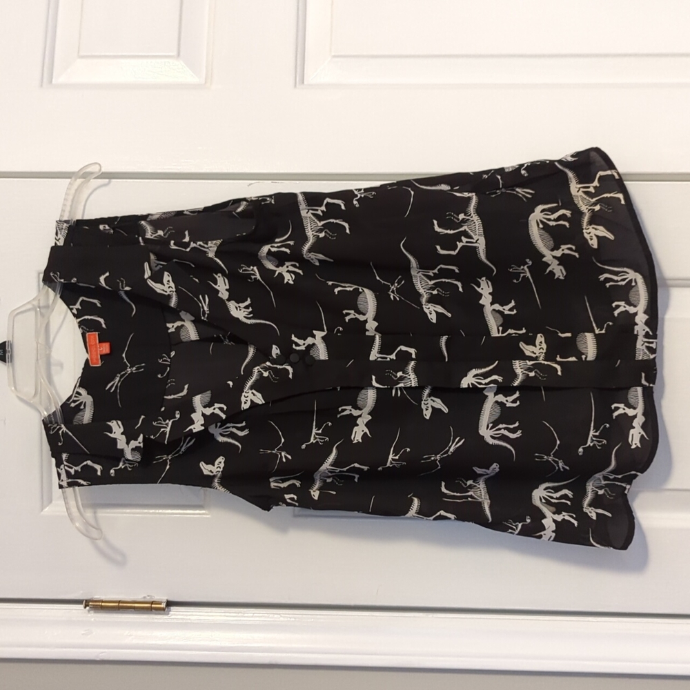 Modcloth dinosaur blouse